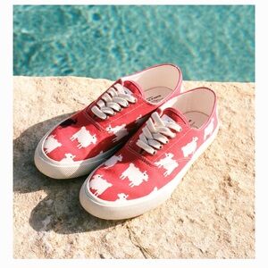 Warm & Wonderful x Sperry Cloud “Black Sheep” in Diana Red